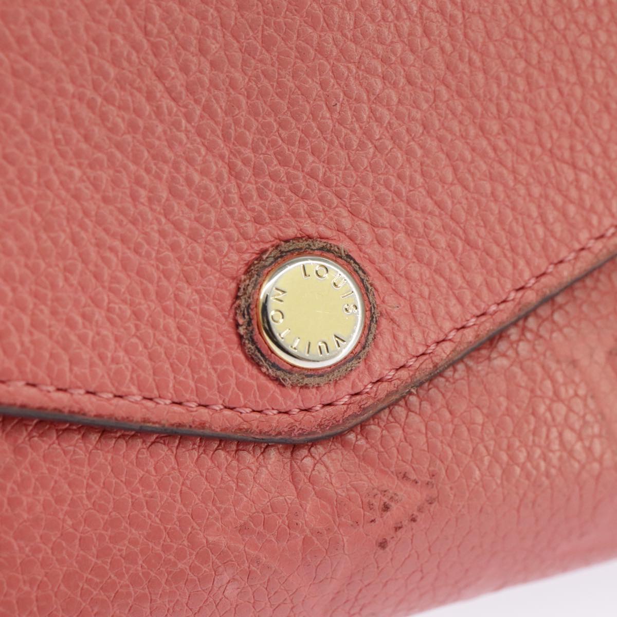 LOUIS VUITTON Empreinte Portefeiulle Sarah Long Wallet Pink M61801 Auth am7135