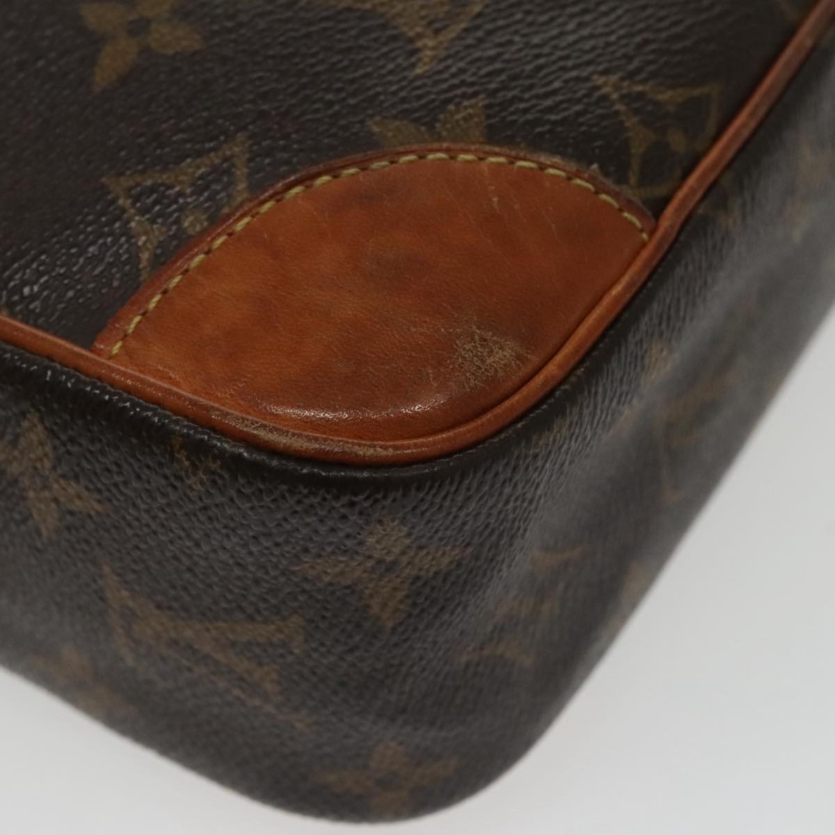 LOUIS VUITTON Monogram Compiegne 28 Clutch Bag M51845 LV Auth am7139