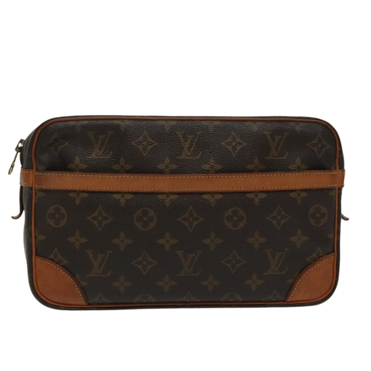 LOUIS VUITTON Monogram Compiegne 28 Clutch Bag M51845 LV Auth am7139