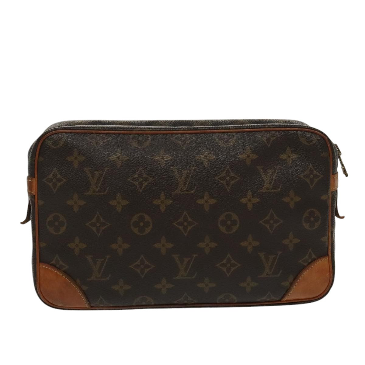 LOUIS VUITTON Monogram Compiegne 28 Clutch Bag M51845 LV Auth am7139 - 0