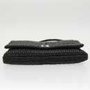 Miu Miu Matelasse Bijoux Shoulder Bag Leather Black Auth am7147AV-5