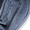 Miu Miu Matelasse Bijoux Shoulder Bag Leather Black Auth am7147AV-11