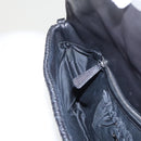 Miu Miu Matelasse Bijoux Shoulder Bag Leather Black Auth am7147AV-21