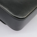 Chloe Mini Hand Bag Leather 2way Black Gold Auth am7172V-19