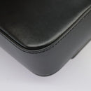 Chloe Mini Hand Bag Leather 2way Black Gold Auth am7172V-20