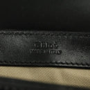 Chloe Mini Hand Bag Leather 2way Black Gold Auth am7172V-24