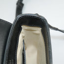 Chloe Mini Hand Bag Leather 2way Black Gold Auth am7172V-25