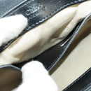 Chloe Mini Hand Bag Leather 2way Black Gold Auth am7172V-27