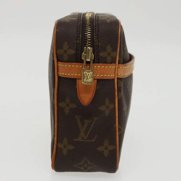 LOUIS VUITTON Monogram Compiegne 23 Clutch Bag M51847 LV Auth am7184