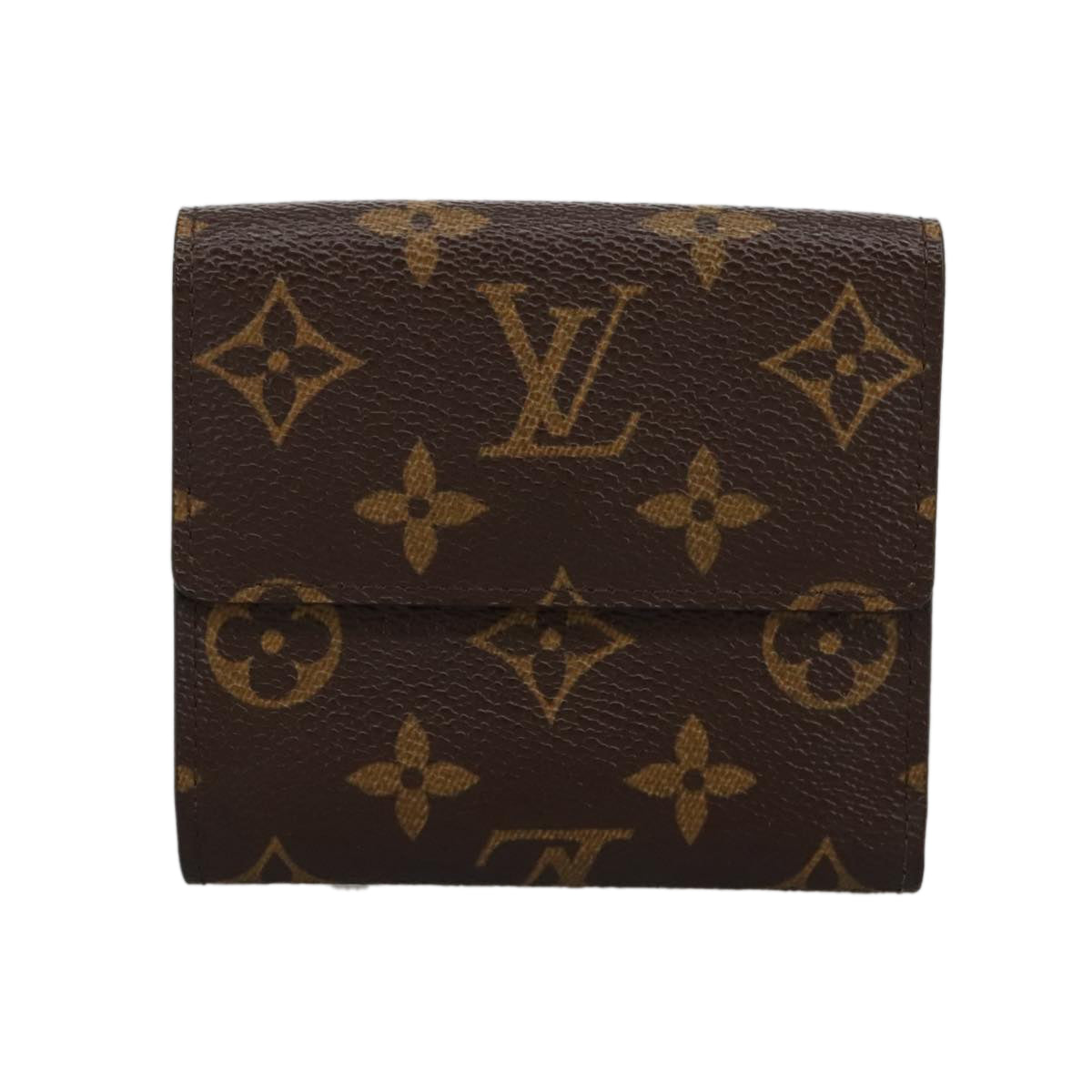 LOUIS VUITTON Monogram Portefeuille Elise Trifold Wallet M61654 LV Auth am7185 - 0