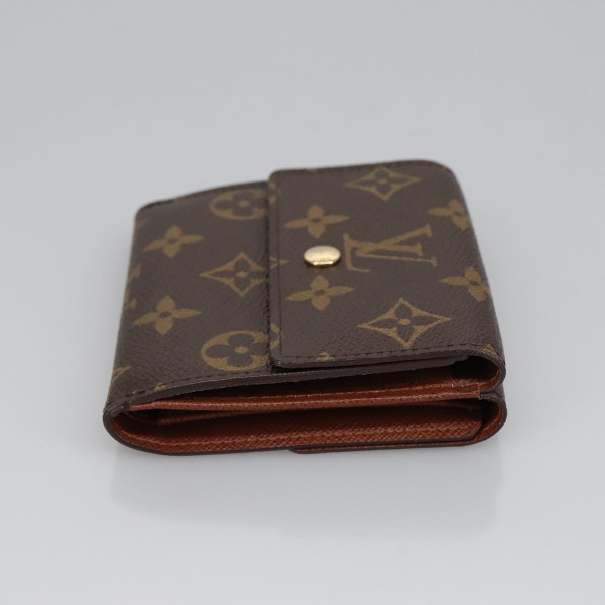 LOUIS VUITTON Monogram Portefeuille Elise Trifold Wallet M61654 LV Auth am7185