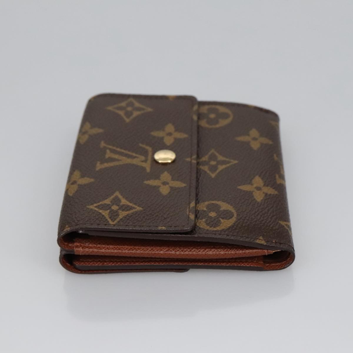 LOUIS VUITTON Monogram Portefeuille Elise Trifold Wallet M61654 LV Auth am7185