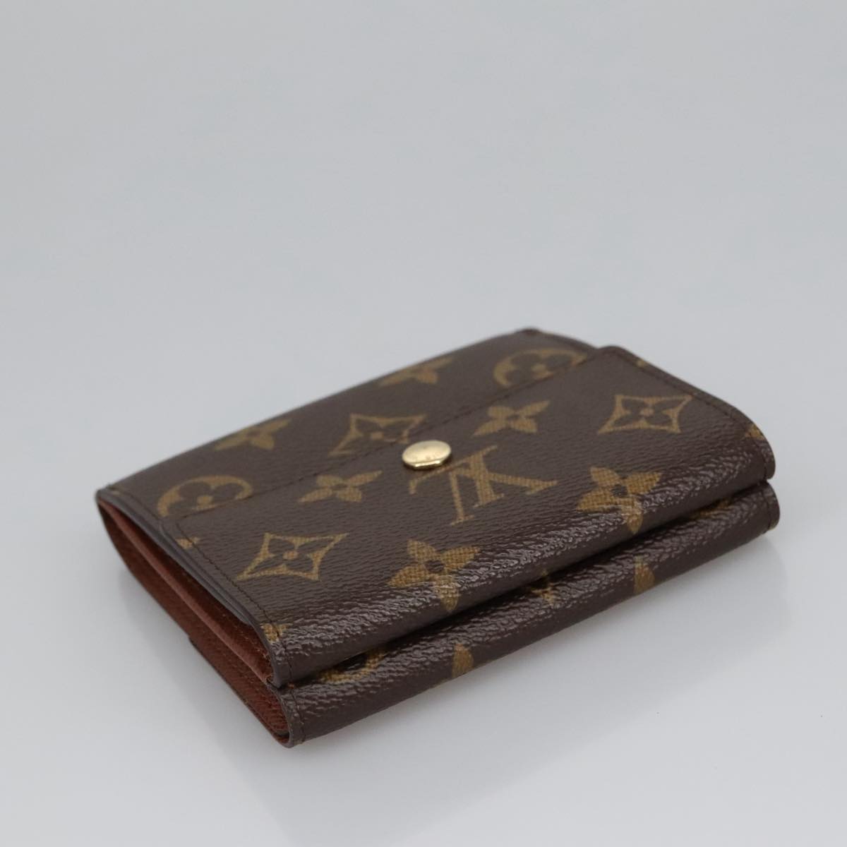 LOUIS VUITTON Monogram Portefeuille Elise Trifold Wallet M61654 LV Auth am7185