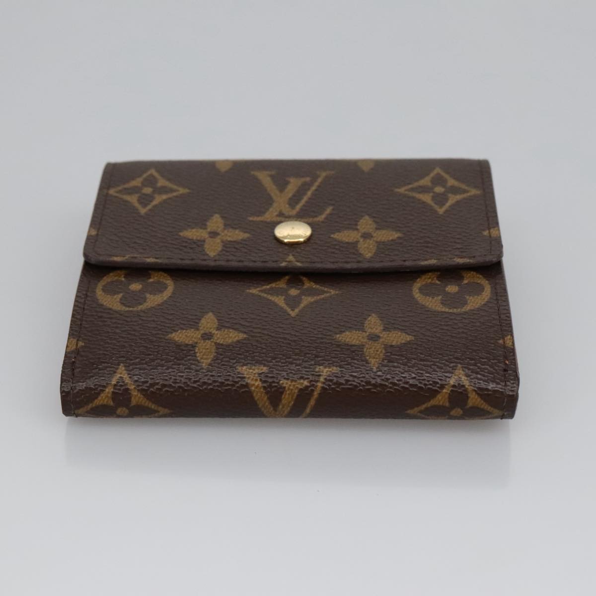 LOUIS VUITTON Monogram Portefeuille Elise Trifold Wallet M61654 LV Auth am7185