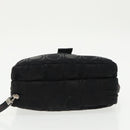 Salvatore Ferragamo Hand Bag Nylon Silver Black Auth am7194-5