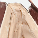 ETRO Paisley Hand Bag PVC Leather Brown Auth am7198-19