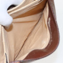 ETRO Paisley Hand Bag PVC Leather Brown Auth am7198-22