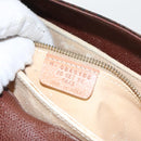 ETRO Paisley Hand Bag PVC Leather Brown Auth am7198-23