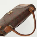 ETRO Paisley Hand Bag PVC Leather Brown Auth am7198-6