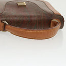 ETRO Paisley Hand Bag PVC Leather Brown Auth am7198-7