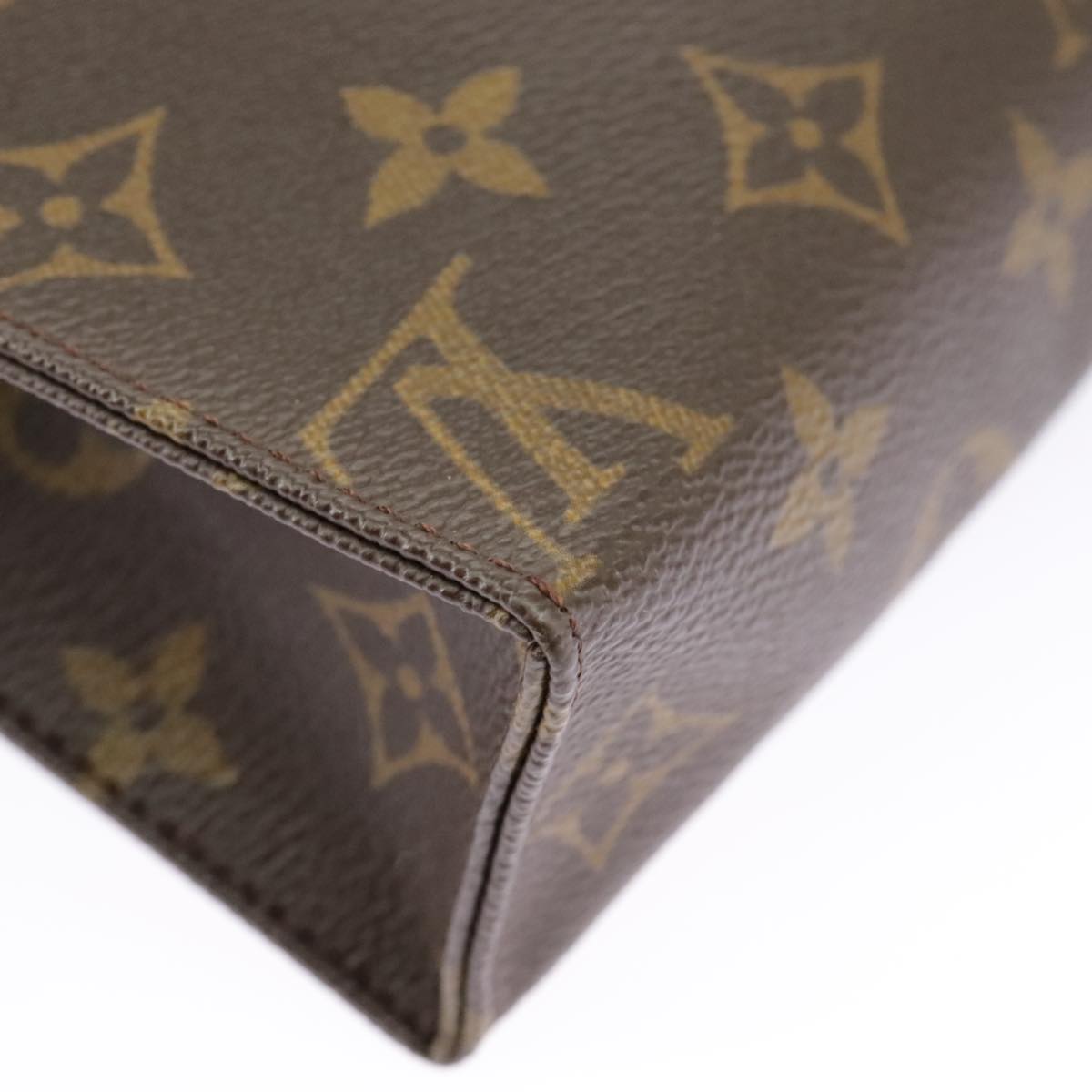 LOUIS VUITTON Monogram Poche Toilette 19 Pouch M47544 LV Auth am7205