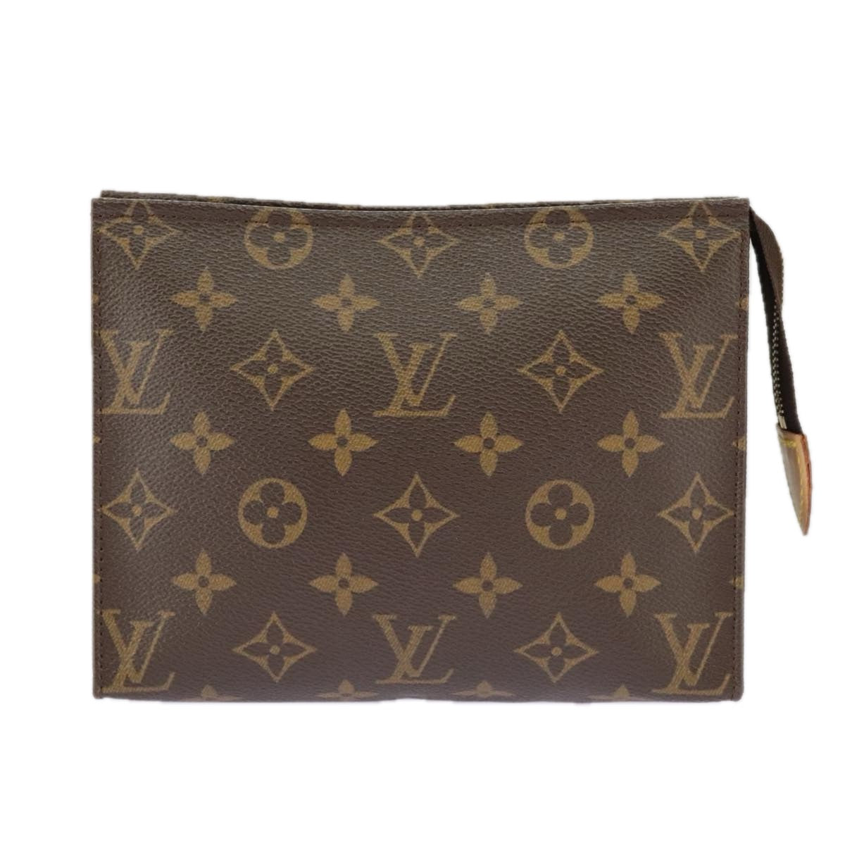 LOUIS VUITTON Monogram Poche Toilette 19 Pouch M47544 LV Auth am7205