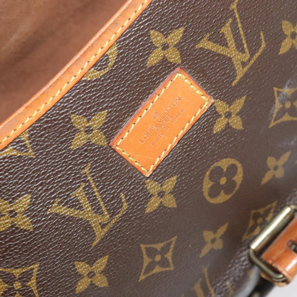 LOUIS VUITTON Monogram Saumur 35 Shoulder Bag M42254 LV Auth am7208