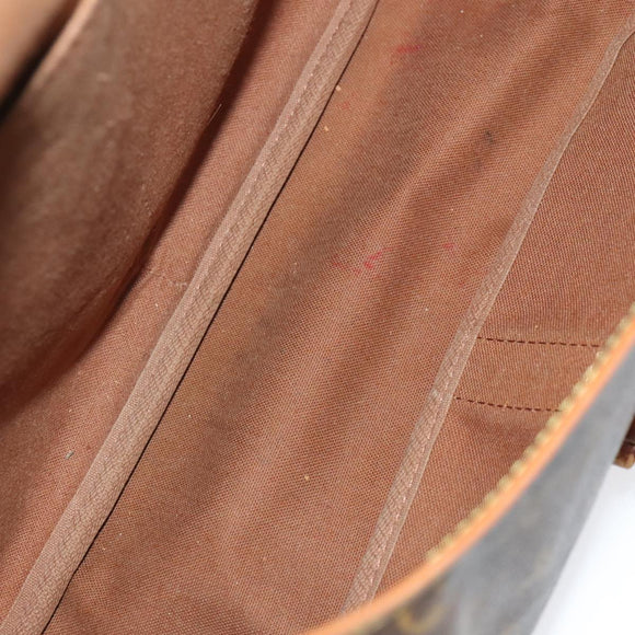 LOUIS VUITTON Monogram Saumur 35 Shoulder Bag M42254 LV Auth am7208