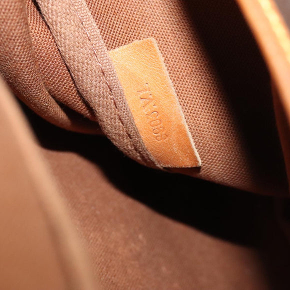 LOUIS VUITTON Monogram Saumur 35 Shoulder Bag M42254 LV Auth am7208