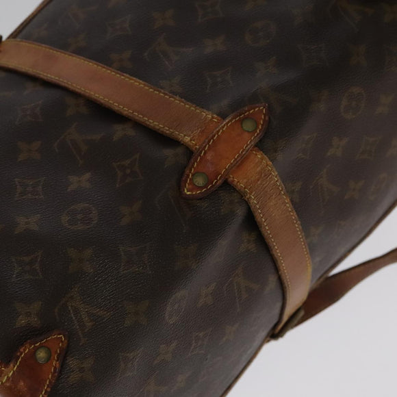 LOUIS VUITTON Monogram Saumur 35 Shoulder Bag M42254 LV Auth am7208