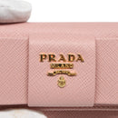 PRADA Key Case Safiano leather Pink Auth am7245-17