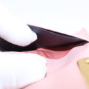 PRADA Key Case Safiano leather Pink Auth am7245-11