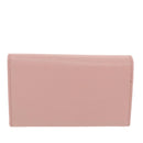 PRADA Key Case Safiano leather Pink Auth am7245-2