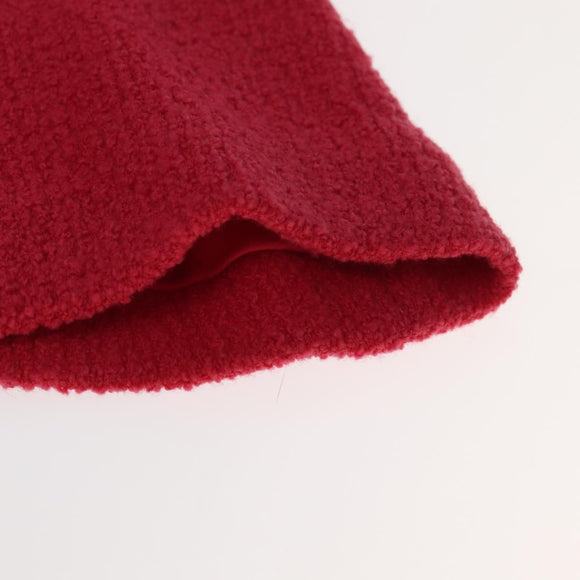 CHANEL Jacket & Skirt Setup Jacket Wool Pink Gold CC Auth am7246V