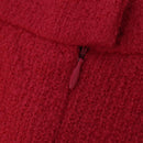 CHANEL Jacket & Skirt Setup Jacket Wool Pink Gold CC Auth am7246V-11