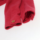 CHANEL Jacket & Skirt Setup Jacket Wool Pink Gold CC Auth am7246V-19