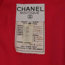 CHANEL Jacket & Skirt Setup Jacket Wool Pink Gold CC Auth am7246V-29