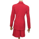 CHANEL Jacket & Skirt Setup Jacket Wool Pink Gold CC Auth am7246V-3