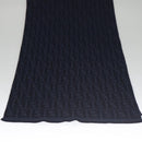 FENDI Zucca Canvas Scarf Wool Beige Auth am7263-10