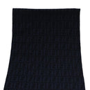 FENDI Zucca Canvas Scarf Wool Beige Auth am7263-2