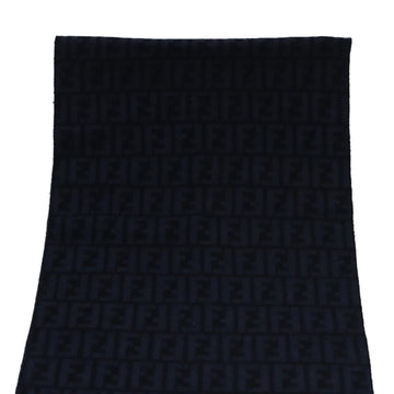 FENDI Zucca Canvas Scarf Wool Beige Auth am7263 - 0