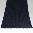 FENDI Zucca Canvas Scarf Wool Beige Auth am7263-8