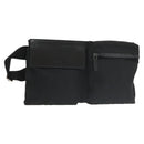 GUCCI GG Canvas Waist Bag Beige Silver 28566 Auth am7266-1