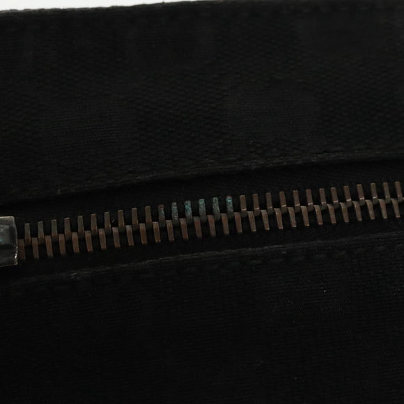 GUCCI GG Canvas Waist Bag Beige Silver 28566 Auth am7266