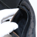 GUCCI GG Canvas Waist Bag Beige Silver 28566 Auth am7266-22