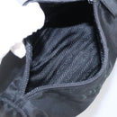 PRADA Pouch Nylon Black Silver Auth am7271-11