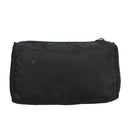 PRADA Pouch Nylon Black Silver Auth am7271-2