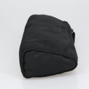 PRADA Pouch Nylon Black Silver Auth am7271-3