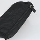 PRADA Pouch Nylon Black Silver Auth am7271-5