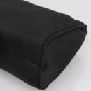 PRADA Pouch Nylon Black Silver Auth am7271-7